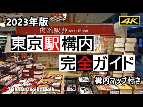 【4K】TOKYO STATION perfect guide 2023