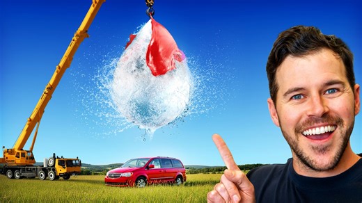 What will 4,000 lb of falling water do to a car?