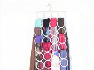 How to Store Ties and Scarves More Easily