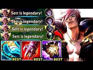 SETT TOP IS CLEARLY S+ TIER AND FANTASTIC! (VERY HIGH W/R) - 2025 Sett TOP Gameplay Guide