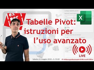 EXCEL: 🥇 TABELLE PIVOT: istruzioni per l'uso avanzato - DIRETTA #7