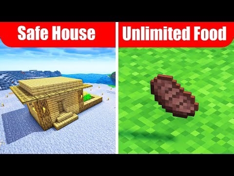 20 Minecraft Survival Hacks [Never Die in Minecraft Again]
