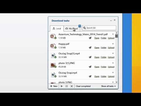 Maxthon Browser Feature Discovery - Download Manager and Cloud Downloads Tutorial