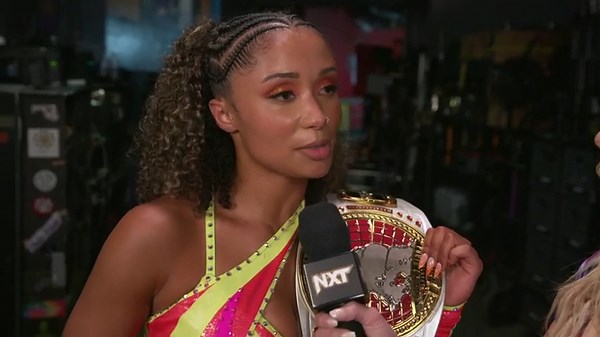 Kelani Jordan thanks Sol Ruca for the amazing match: NXT Heatwave 2024 exclusive