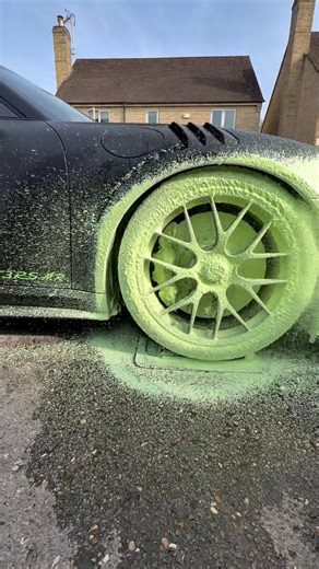 Super Satisfying Porsche GT3 RS MR Deep Wheel Clean & Protect #satisfying #asmr #carcleaning