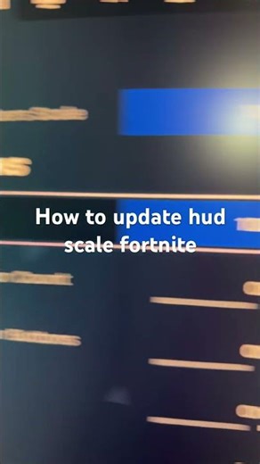 How to update hud scale fortnite