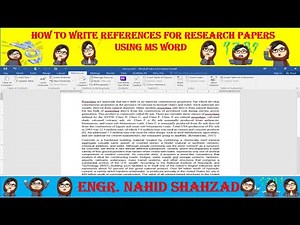 Harvard Style| How To Write References Using MS Word