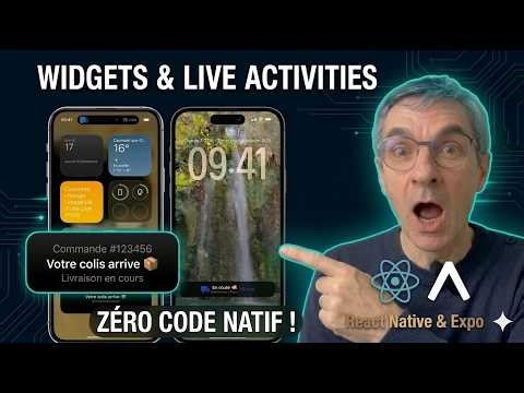 Créer des Widgets iOS & Live Activities avec React Native — Sans Swift ni Xcode