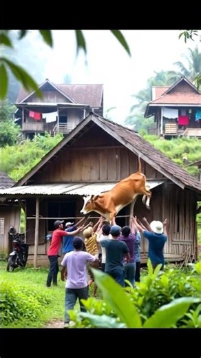 Tolongin Sapi Gaes !!! #shorts #sapi #animalintelligence