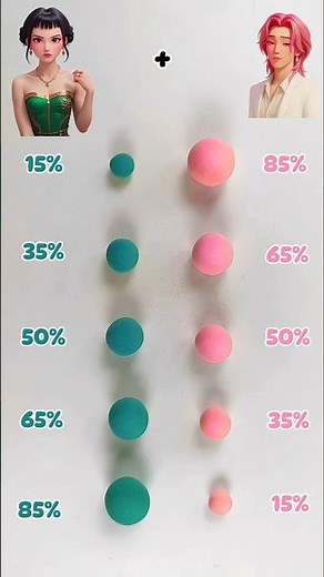 Zoey + Romance Saja Kpop Demon Hunters color mixing (Part 71) #colormixing #clay
