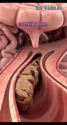How Constipation Blocks the Colon | 3D Medical Animation of Digestive System Explained