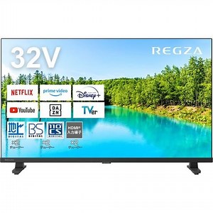 dショッピング - TVS REGZA REGZA レグザ 32型 液晶テレビ V35N 地デジ/BS/CS Wチューナー搭載 YouTube AirPlay  Wi-Fi内蔵 外付けHDD録画 32V35N | ドコモの通販サイト