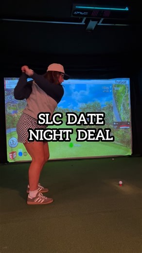 👀Looking for a date night spot in SLC? 🤍We’ve got the best deal in town! 👇🏼Our date night package includes: • 1 hour of golf and games • 1 large pizza of your choice • 1 dessert of your choice 🌃 • OPEN EVERY DAY! COME SWING BY! 🤍 | Bad Caddy Golf