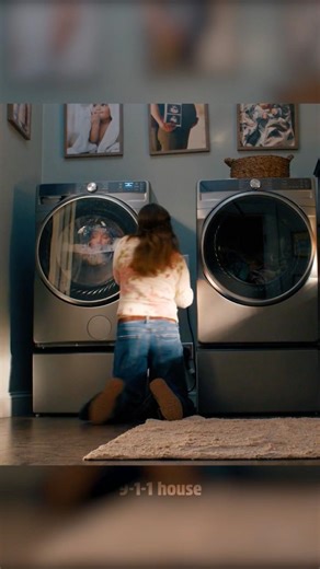 A boy got stuck in a washing machine😰😨