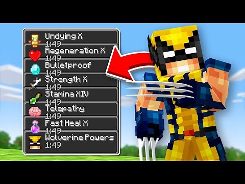I Became WOLVERINE in Minecraft!