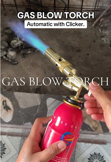 Portable Automatic Gas Blowtorch for Cooking and Camping