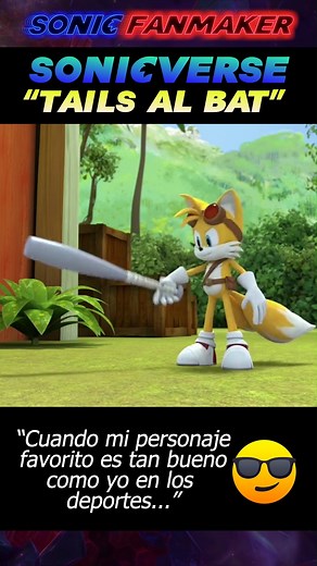Sonicverse: "Tails al Bat" 🦊⚾️🏆🥈 ("Cuando mi personaje favorito es tan bueno como yo en los deportes 😎") Esperen ¿De dónde sacó Tails ese Cañón Gigante? 🤔 #sonicfanmaker #milestailsprower #tailsthefox #sonicboom #tailsboom #sonicthehedgehog #sonicytails #sonicxtails #sonic2025 #tails #peternine | Peter Nine Sonic Fanmaker