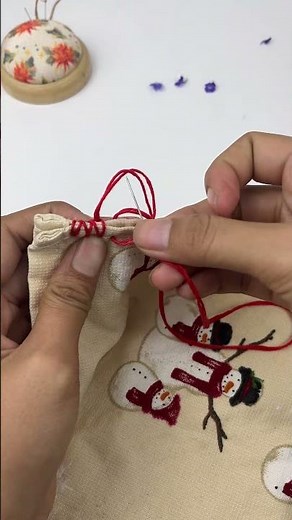 DIY Hand Stitching: Overcast Stitch Tutorial ✂️ #diy #fashion #shorts #sewingbasics