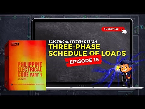 Electrical System Design E15 - Three Phase Schedule of Loads (tagalog)