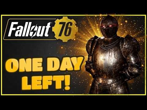 You Have 1 Day Left To Get This Armor - Fallout 76