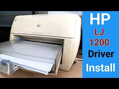 How to install hp laserjet 1200 printer driver Step by step