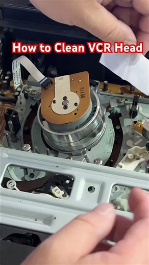 How to Clean VCR Head #vhs #vcr