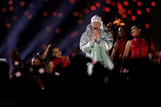 Did Bad Bunny lip sync during the Super Bowl halftime show?