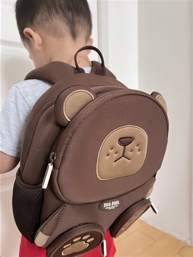 Replying to @Koleen cutest bear backpack for kids 🐻🤍 #kidsbackpack #kidsbag #bagsforkids #nivicobebe #toddlersoftiktok