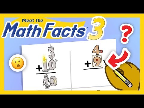 Meet the Math Facts Addition & Subtraction Level 3 - Worksheet 1 | Preschool Prep Company