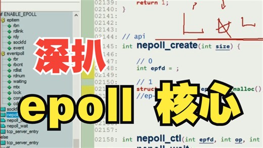 只讲一次：TCP 并发 epoll 拆解：回调机制、三大 API、ET/LT 的实现与 DPDK