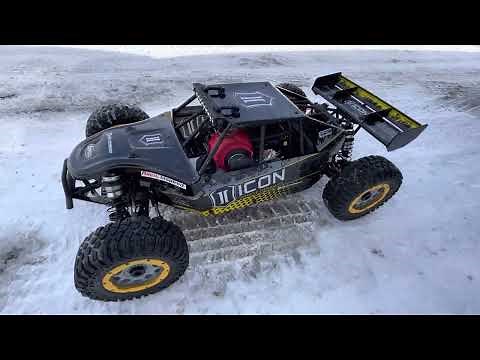 New Losi DBXL 2.0 32cc Gas Buggy upgrade use pipe on test speed again it good power and more speeds.