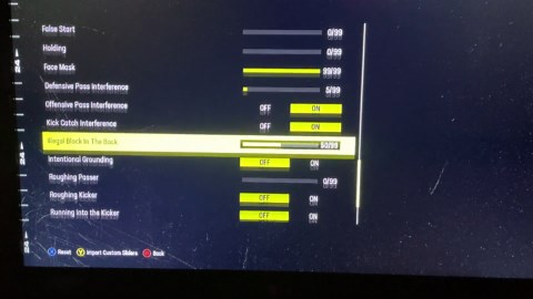 If anyone needs sliders for all madden, consider using these