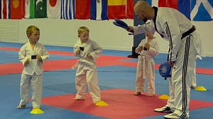 9.1K views · 395 reactions | 5 & 6 year old beginners learning some of their basics Wednesday  | Sarnia Olympic Taekwondo | Facebook