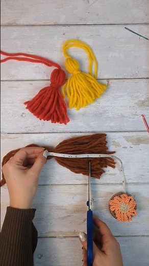 How to make tassels! So easy! 🤩✨
