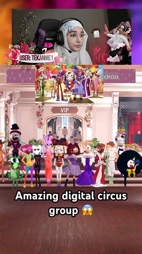Making amazing digital circus group in dti #dti #dtiroblox #dresstoimpress #roblox #tadc
