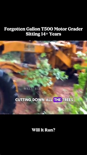 67K views · 754 reactions | Will It Run Abandoned Galion T500 Motor Grader sitting 14+ years in the forest#willitrun #engine #recovery #old #tractor #repair #truck #restoration #car #tiktok #fyp | Tube Restoration | Facebook