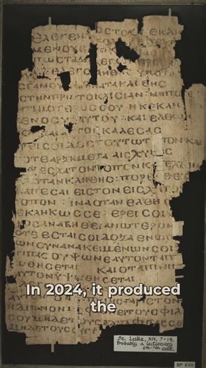 AI Just Read a Scroll Buried by Vesuvius for 2,000 Years #shorts