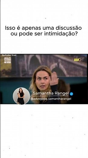 Discussão ou intimidação? 🤔
