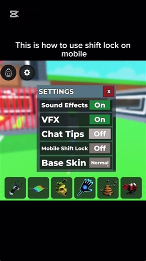 How to get shift lock in Steal A Brainrot Roblox. #shorts #roblox #stealabrainrot #sab #tutorial