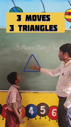 Teacher Innovation Ideas on Instagram: "3 moves make 3 Triangles #reels #trending #viral #trendingreels #viralvideos"