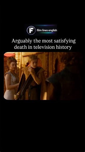 film lines english on Instagram: "The level of satisfaction this scene has. Joffrey’s death is considered one of the most satisfying because it delivers long-awaited justice after seasons of his cruelty. From tormenting Sansa to ordering Ned Stark’s execution, he became the face of pure arrogance and unchecked power. So when the “Purple Wedding” turns his moment of glory into his downfall, it feels like karma catching up in the most poetic way. The slow, intense scene lets viewers fully absorb t