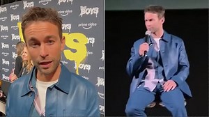 Chace Crawford joins cast-mates at The Boys Sydney screening