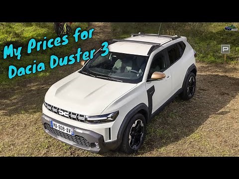 2024 Dacia Duster Expression & Essential Prices