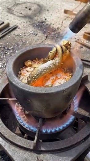 Deep within solid quartz, gold can naturally form over millions of years—often hidden from the surfa