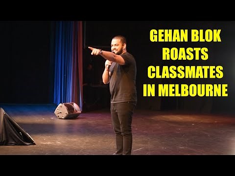 Gehan Blok | Stand Up Comedy | Roasting two classmates in Melbourne | Blok & Dino Live in Australia