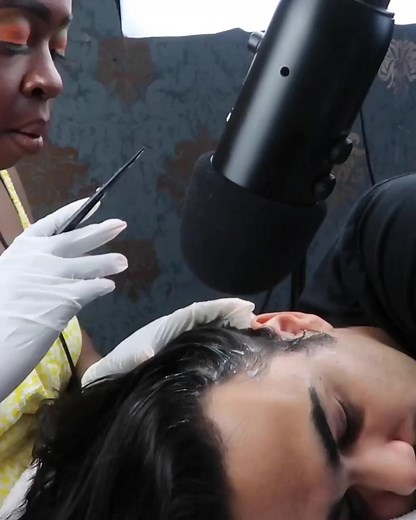 Pampering Husband #asmr #relax #fyp #foryoupagе #viral #explorepage #nails #skincare #hair | The ASMR Couple