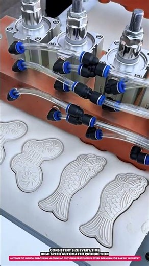 Automatic Dough Embossing Machine 60 Cuts/min Precision Pattern Forming for Bakery Industry