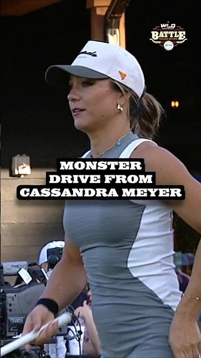 Cassandra Meyer CRUSHES a 321 Yard Drive! #fyp #golf #golfers #worldlongdrive #longdrivegolf