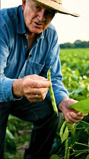 🌿 Bean Picker ASMR | Fresh Green Beans Harvest in Countryside Fields | Smart Foods 🍃