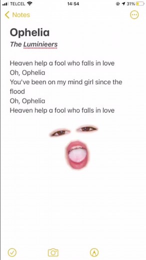 Ophelia Lyrics #lyrics #nohate #fypシ #foryoupage